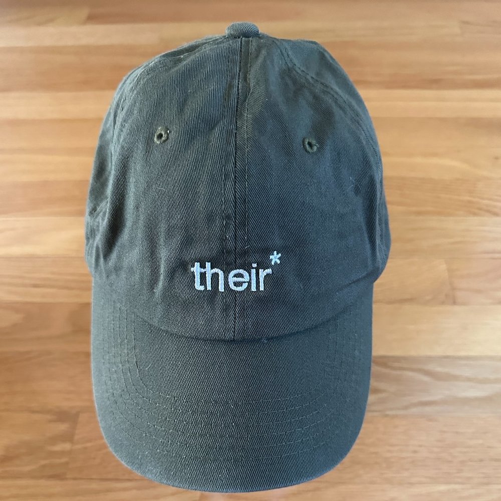 Their* Dad Brand Olive Green Adjustable Hat